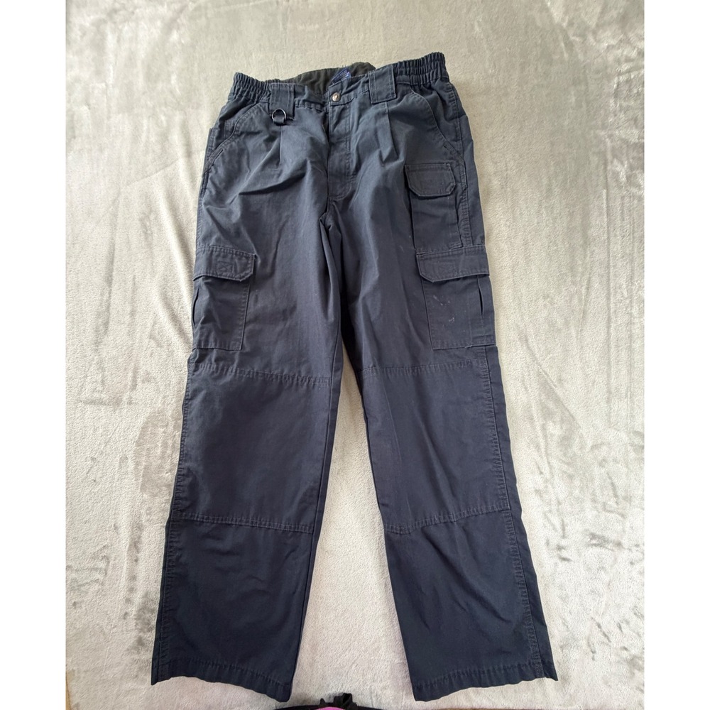 Propper Tactical Cargo Pants Mens 36x36 Navy Blue Ripstop Utility Work Trousers